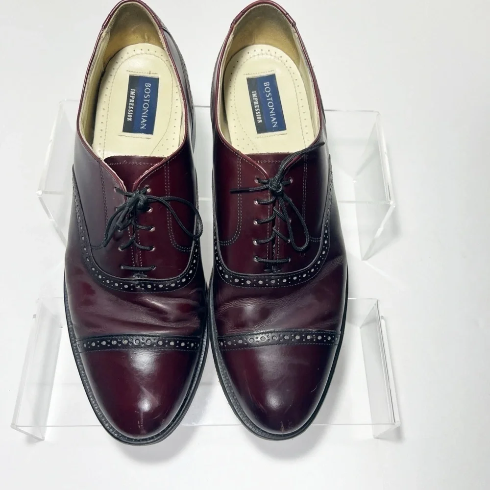 Bostonian Cherry Brown Oxfords Men’s size 12